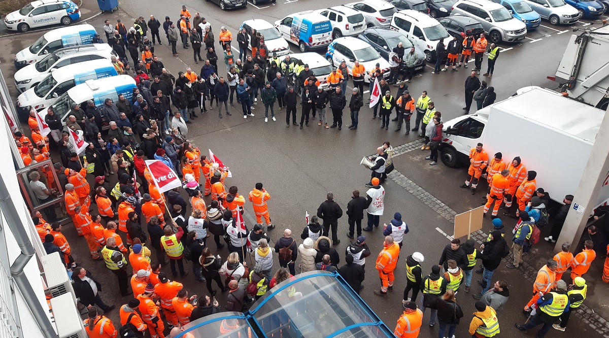 Warnstreik am 13. und 14. März